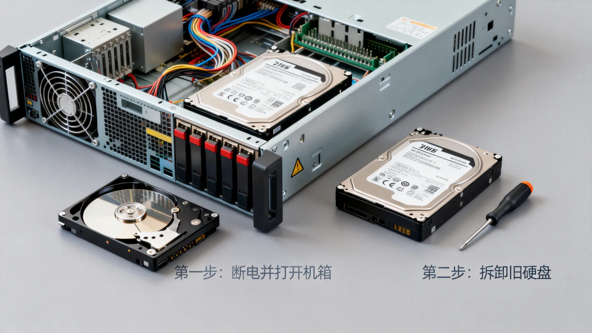 服务器更换硬盘需要怎么做 服务器更换硬盘需要怎么做