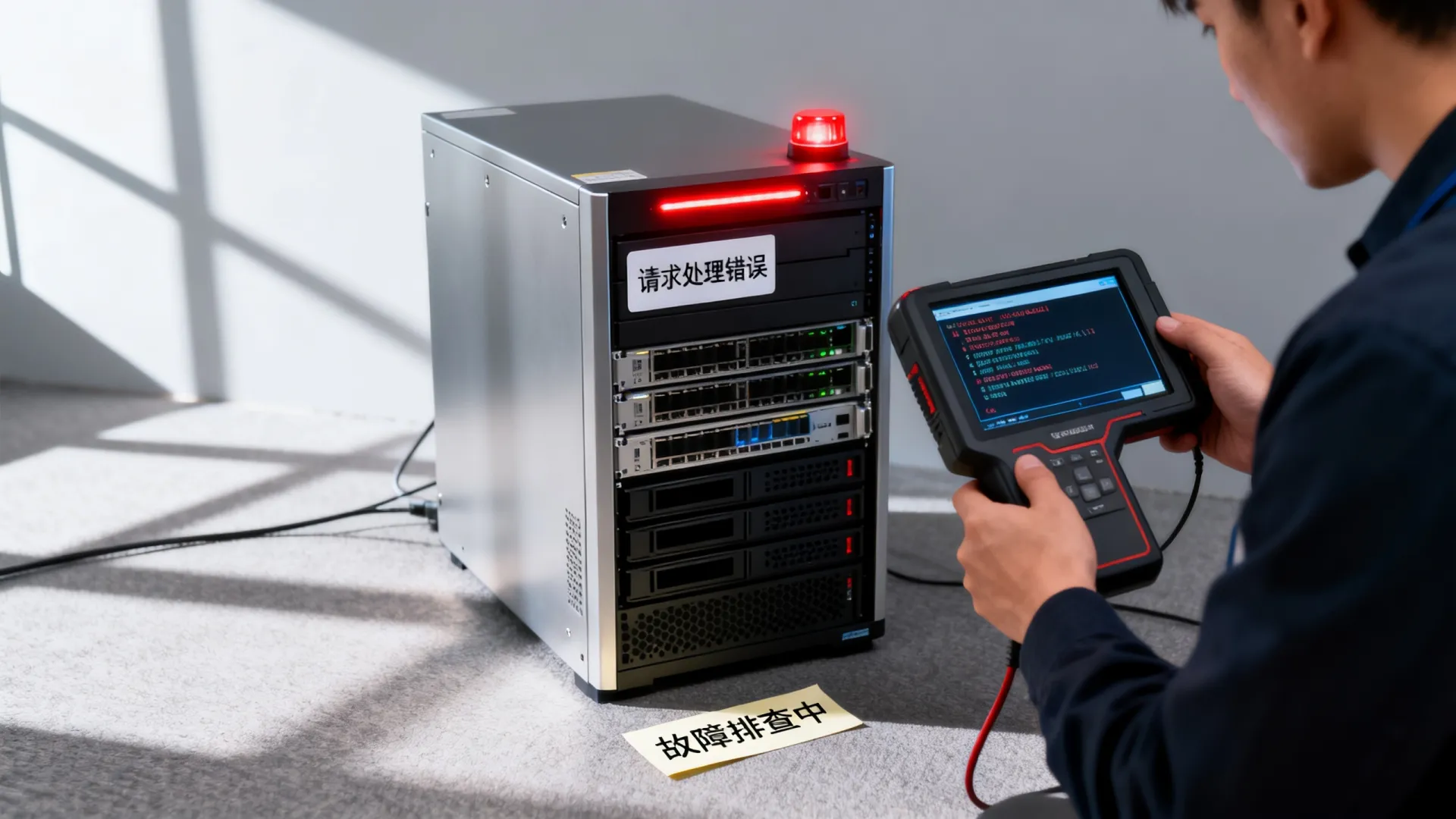 服务器在处理您的请求时报告了一个错误