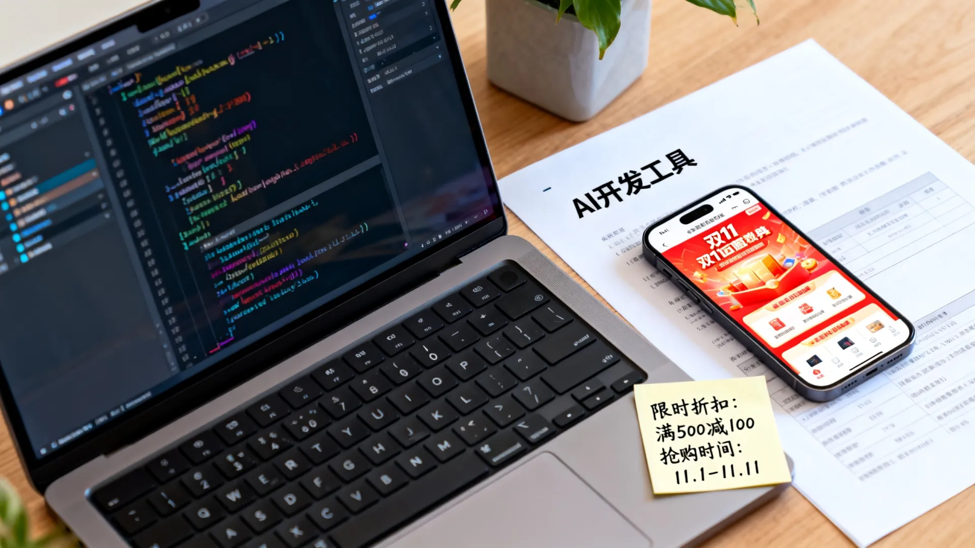 AI应用开发双11优惠活动有哪些,怎么抢? AI应用开发双11优惠活动有哪些