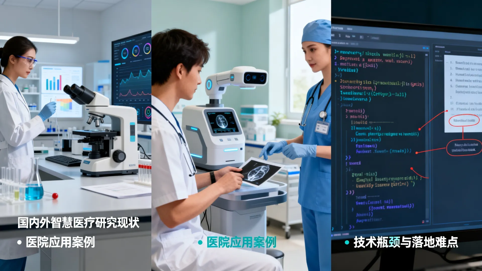 国内外智慧医疗研究现状如何?医院应用案例,国内外智慧医疗研究现状如何?技术瓶颈与落地难点 国内外智慧医疗研究现状如何