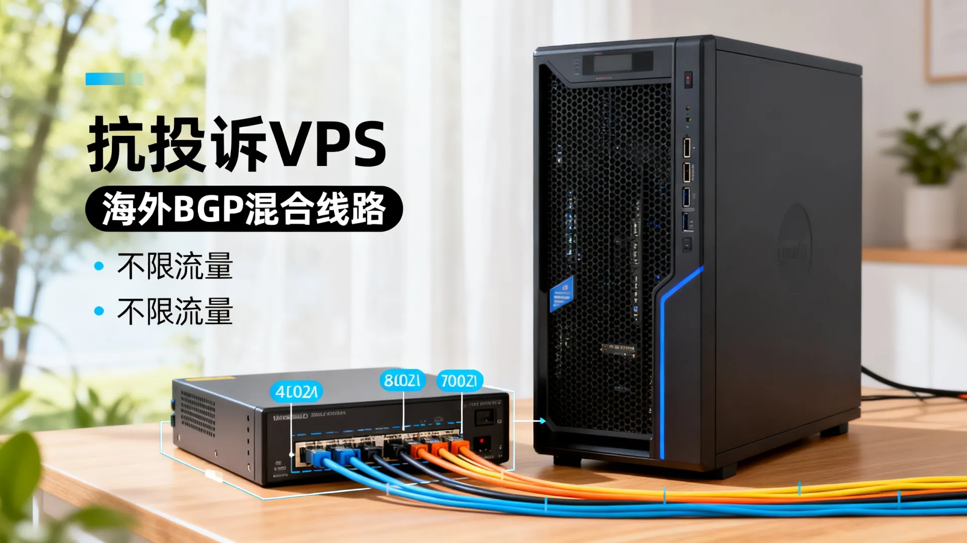 限时优惠 海外BGP混合线路 抗投诉VPS - Intel Xeon,无限流量 限时优惠 海外BGP混合线路 抗投诉VPS