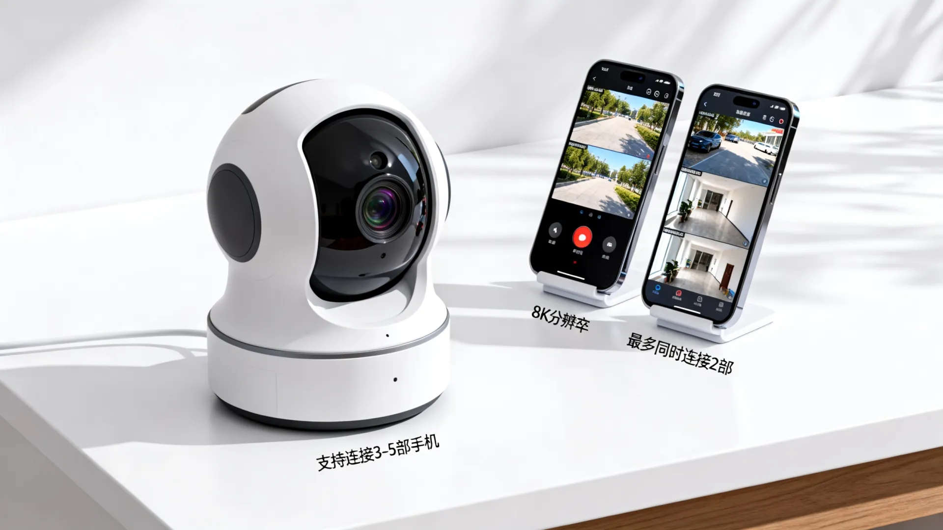 监控摄像头可以连接几个手机 监控摄像头可以连接几个手机