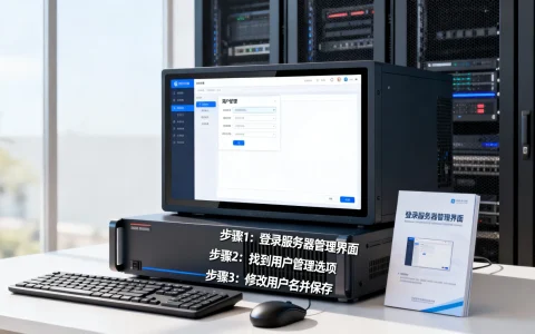 服务器更换用户名怎么操作，修改服务器用户名会导致数据丢失吗？