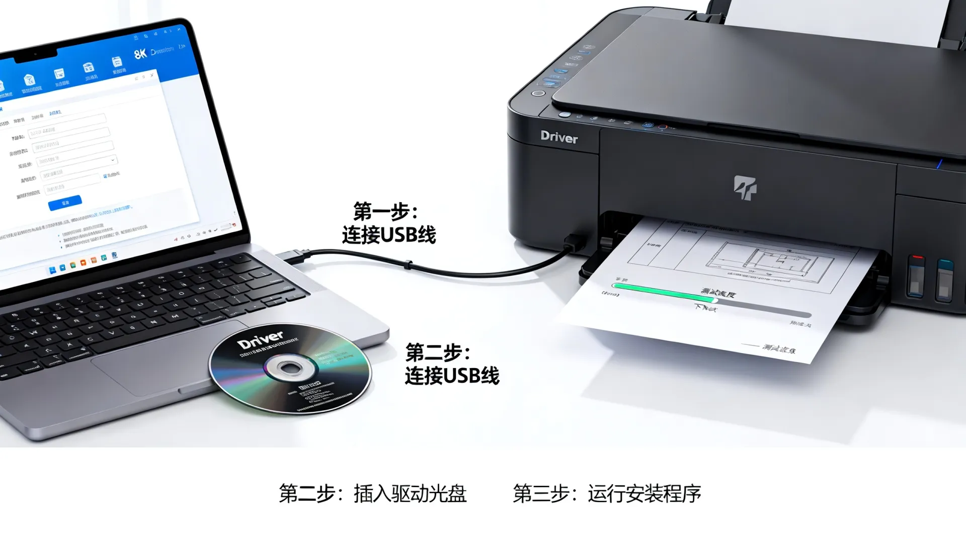 打印机连接电脑怎么安装驱动 打印机连接电脑怎么安装驱动