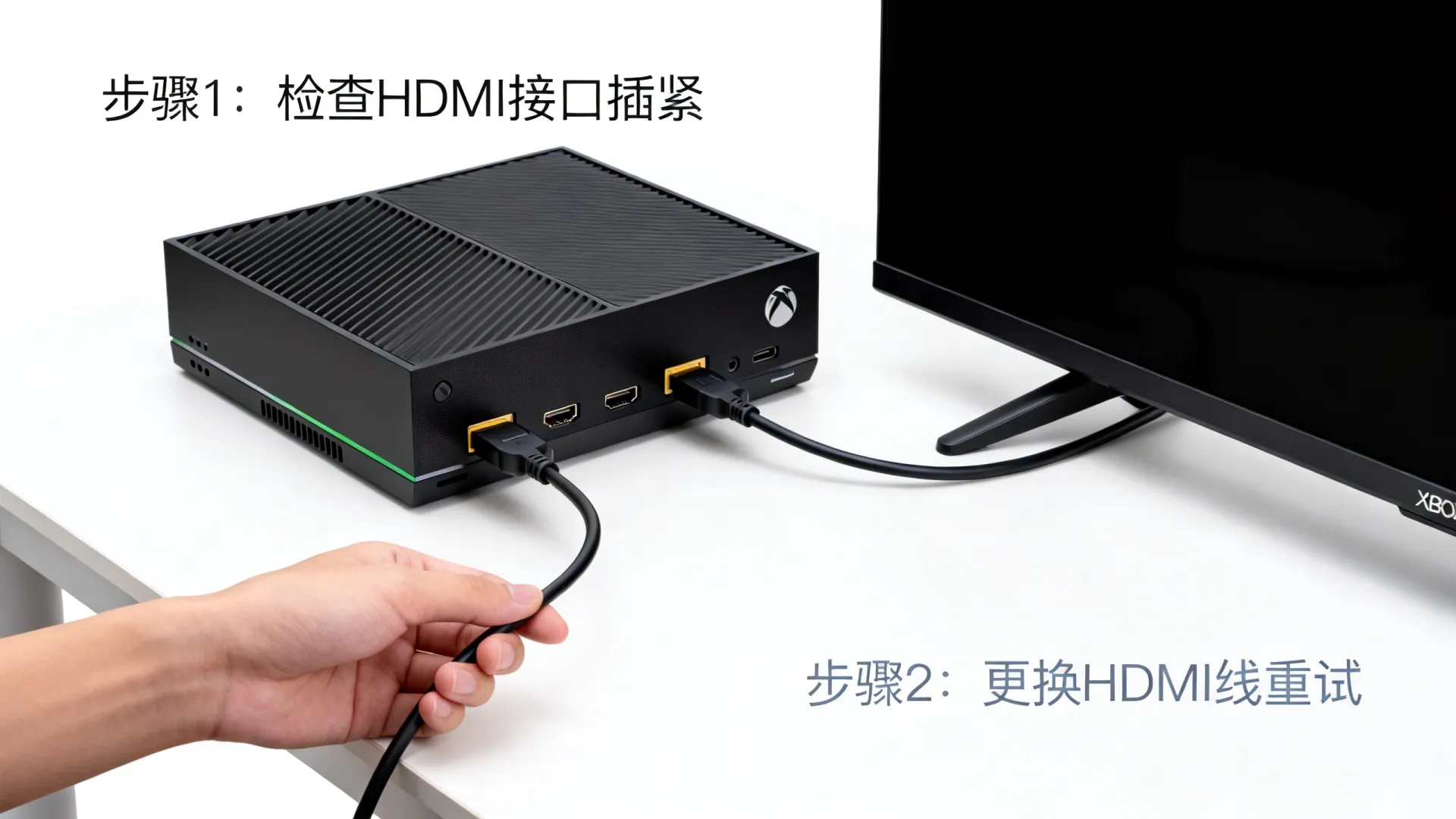 xbox连接电视无信号 xbox连接电视无信号