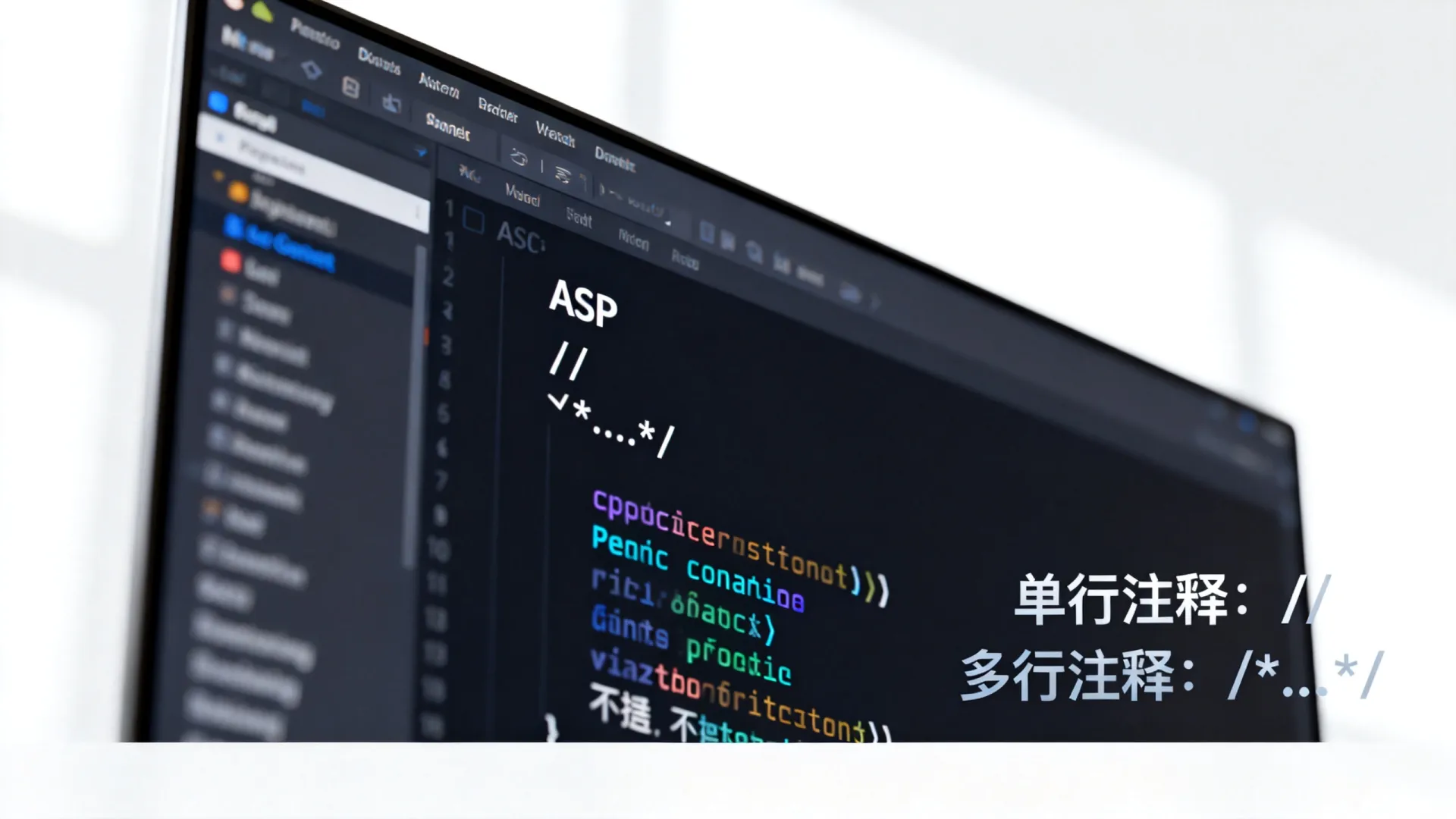 asp中的注释符号