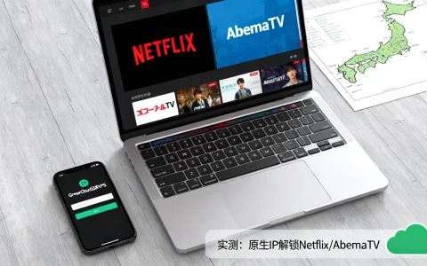 GreenCloud日本VPS实测如何？|原生IP解锁Netflix/AbemaTV
