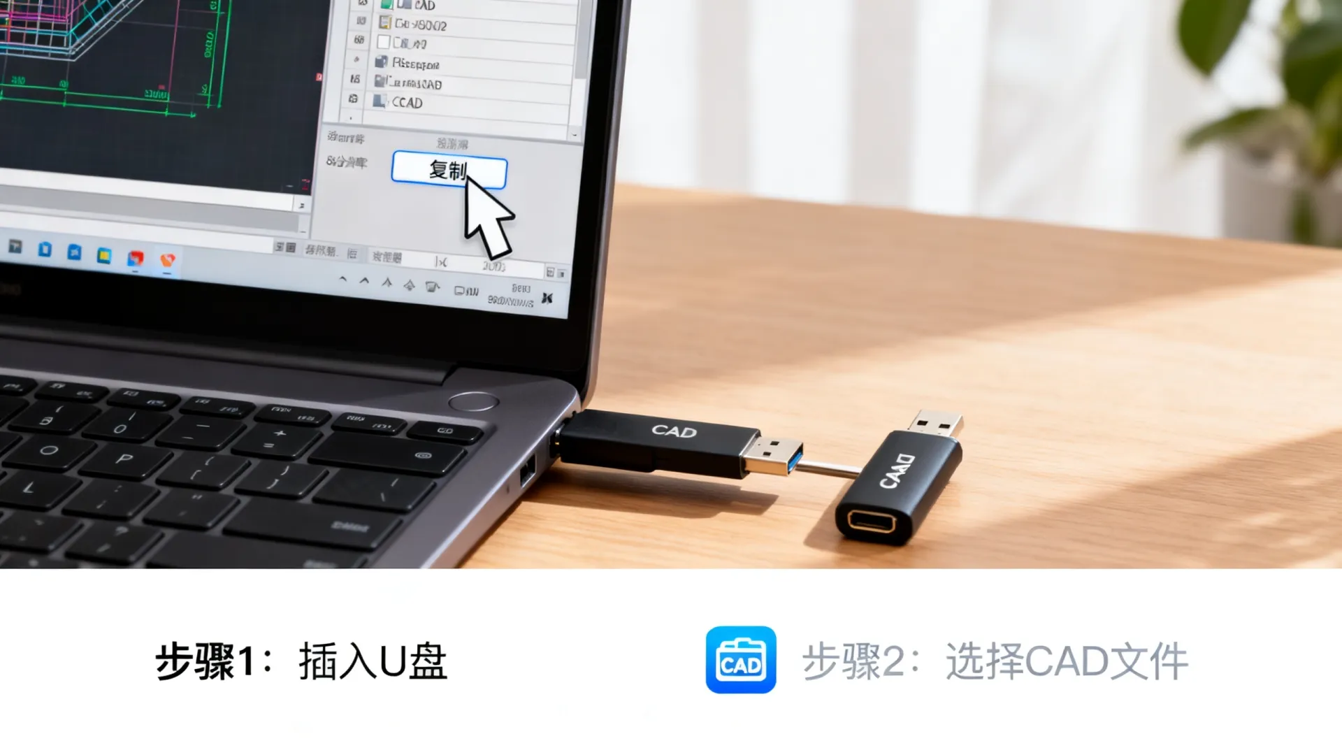 电脑中的cad怎么安装到u盘 电脑中的cad怎么安装到u盘