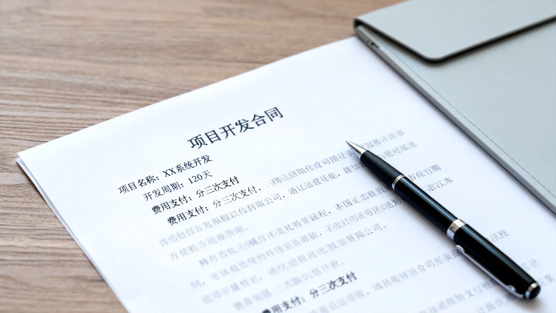 项目开发合同范本 项目开发合同范本