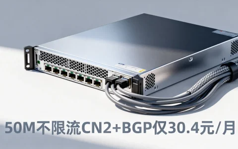 香港云服务器哪家便宜？50M不限流CN2+BGP仅30.4元/月