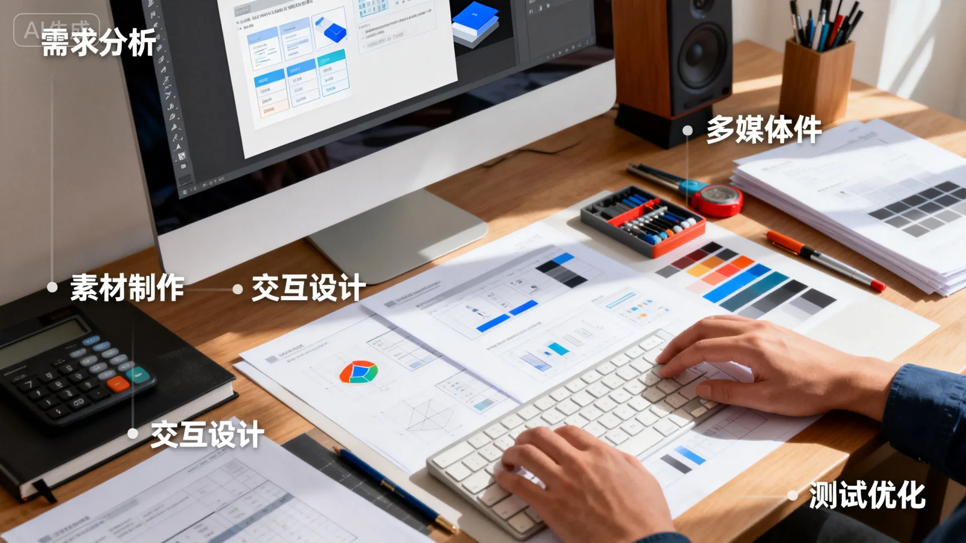 多媒体课件的开发过程 多媒体课件的开发过程