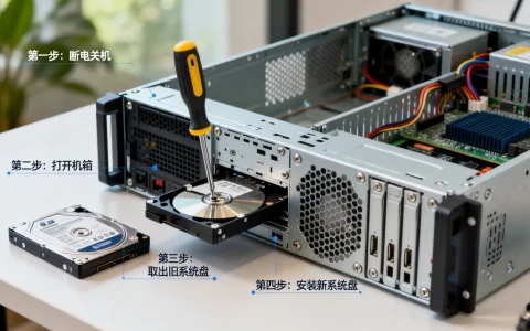服务器怎么更换系统盘，更换后数据会丢失吗？