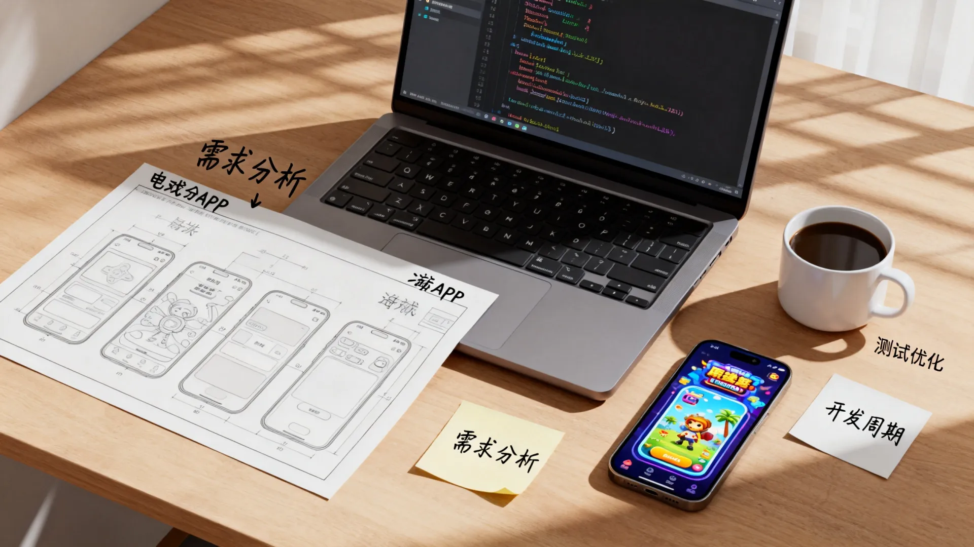 开发一款电玩app需要多长时间