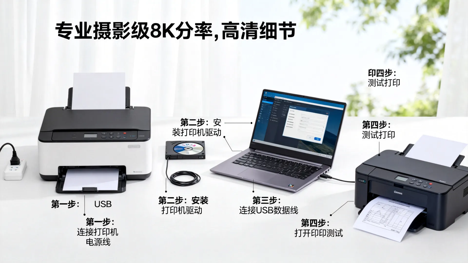 打印机和电脑怎么安装步骤
