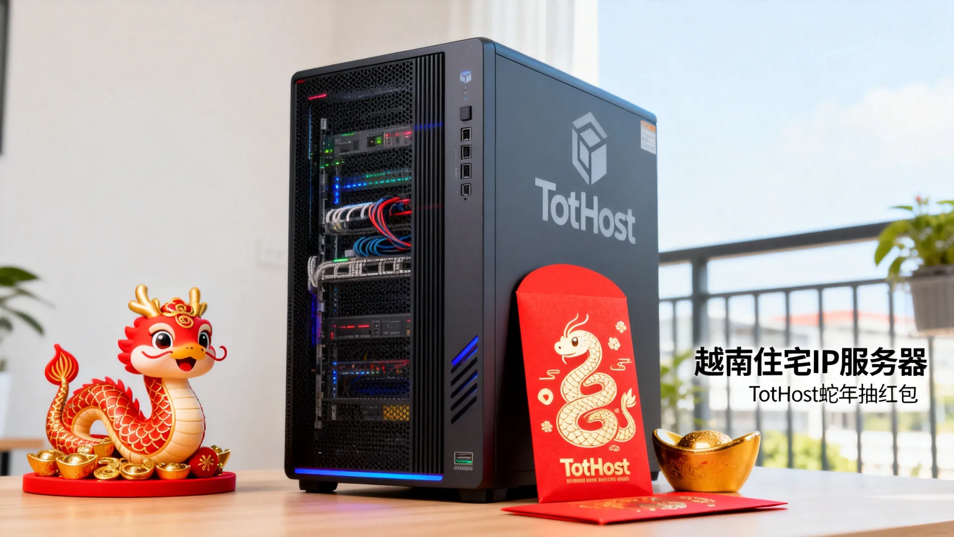 TotHost蛇年抽红包:免费余额/八折/幸运数字IP,越南住宅IP服务器,支持支付宝/Paypal - 住宅IP TotHost蛇年抽红包