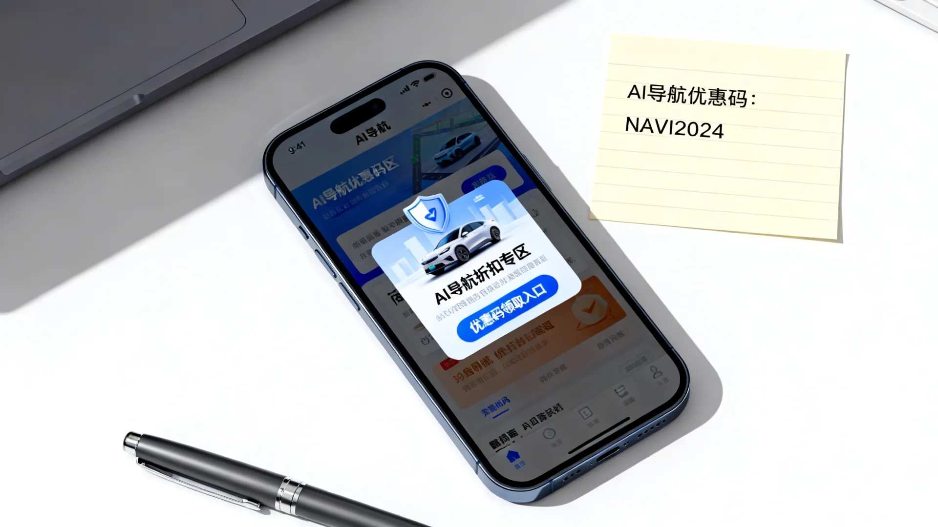 AI导航优惠码怎么领取