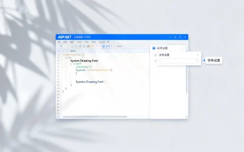 如何在ASP.NET中调用系统设置字体文本框？ – ASP.NET开发实战技巧
