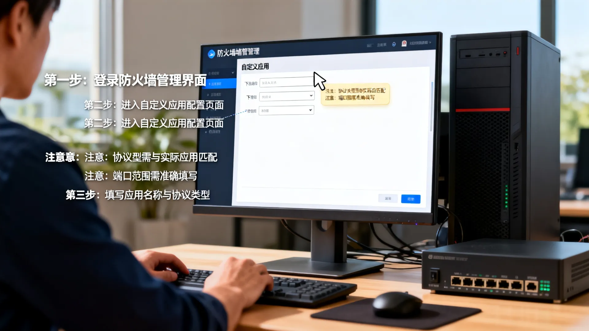 防火墙新建自定义应用 防火墙新建自定义应用