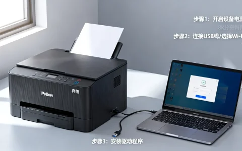 奔图打印机怎么连笔记本电脑，连接不上怎么解决？