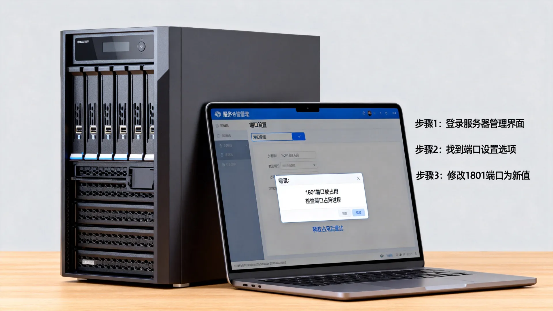 服务器更改1801端口