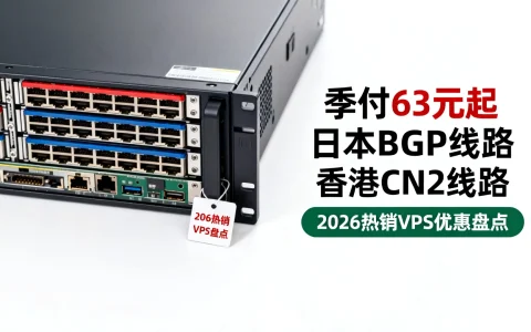 季付63元起VPS选日本BGP还是香港CN2线路？2026热销VPS优惠盘点