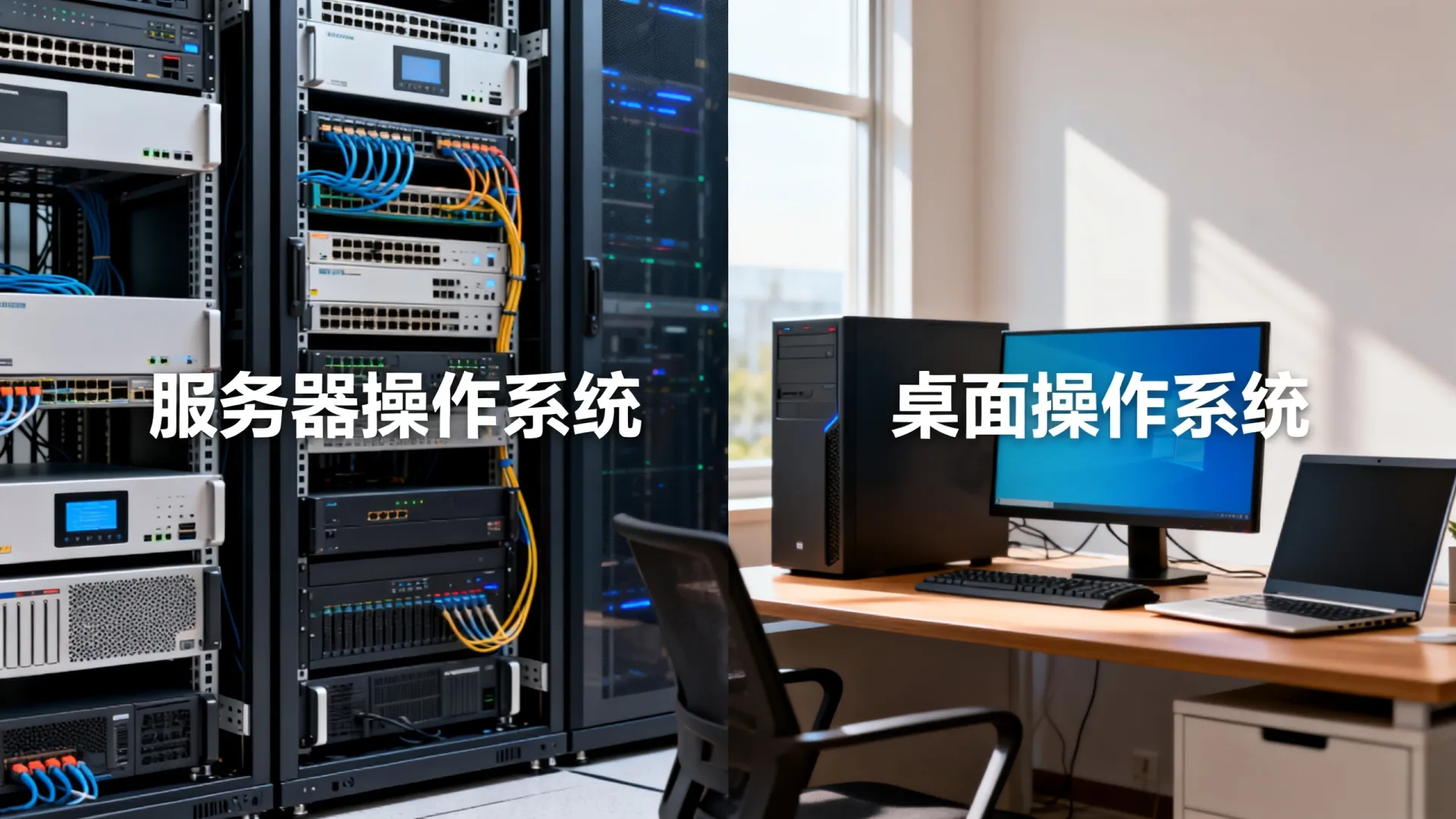 服务器操作系统与桌面操作系统 服务器操作系统与桌面操作系统