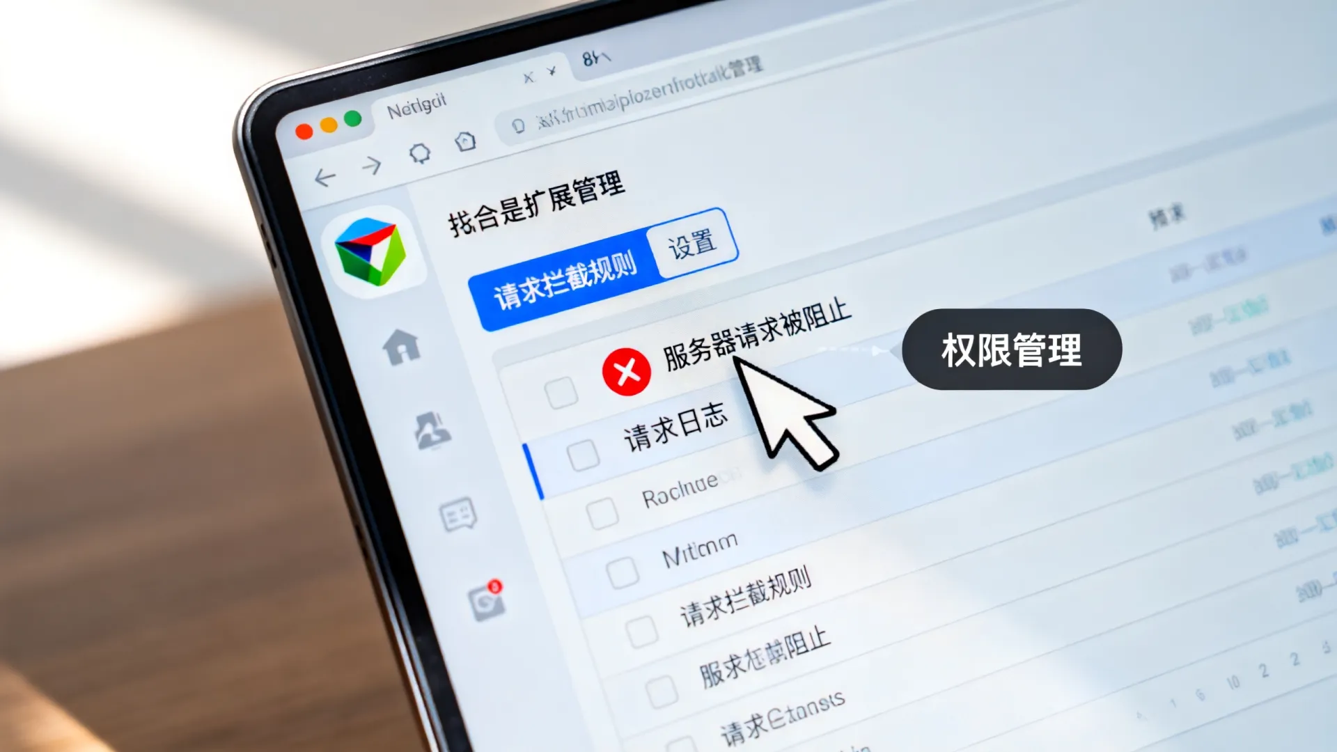 浏览器扩展为何拦截服务器请求