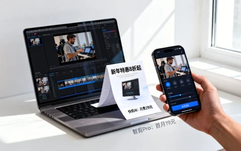 AI剪辑软件有新年促销吗？哪个AI剪辑工具最便宜？