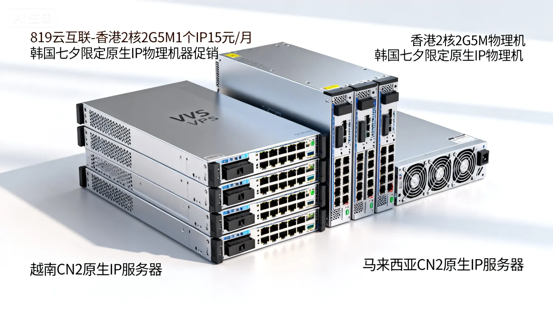 819云互联-香港2核2G5M1个IP15元/月,韩国七夕限定原生IP物理机器促销,越南CN2原生IP服务器,马来西亚CN2原生IP服务器。 - VPS评测 - 国外VPS,国外VPS商家,评测及优惠 819云互联-香港2核2G5M1个IP15元/月,韩国七夕限定原生IP物理机器促销,越南CN2原生IP服务器,马来西亚CN2原生IP服务器。 - VPS评测 - 国外VPS,国外VPS商家,评测及优惠