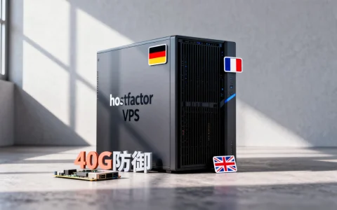 hostfactor VPS折扣力度大，防御40G，为何机房分布仅限于德法英三国？