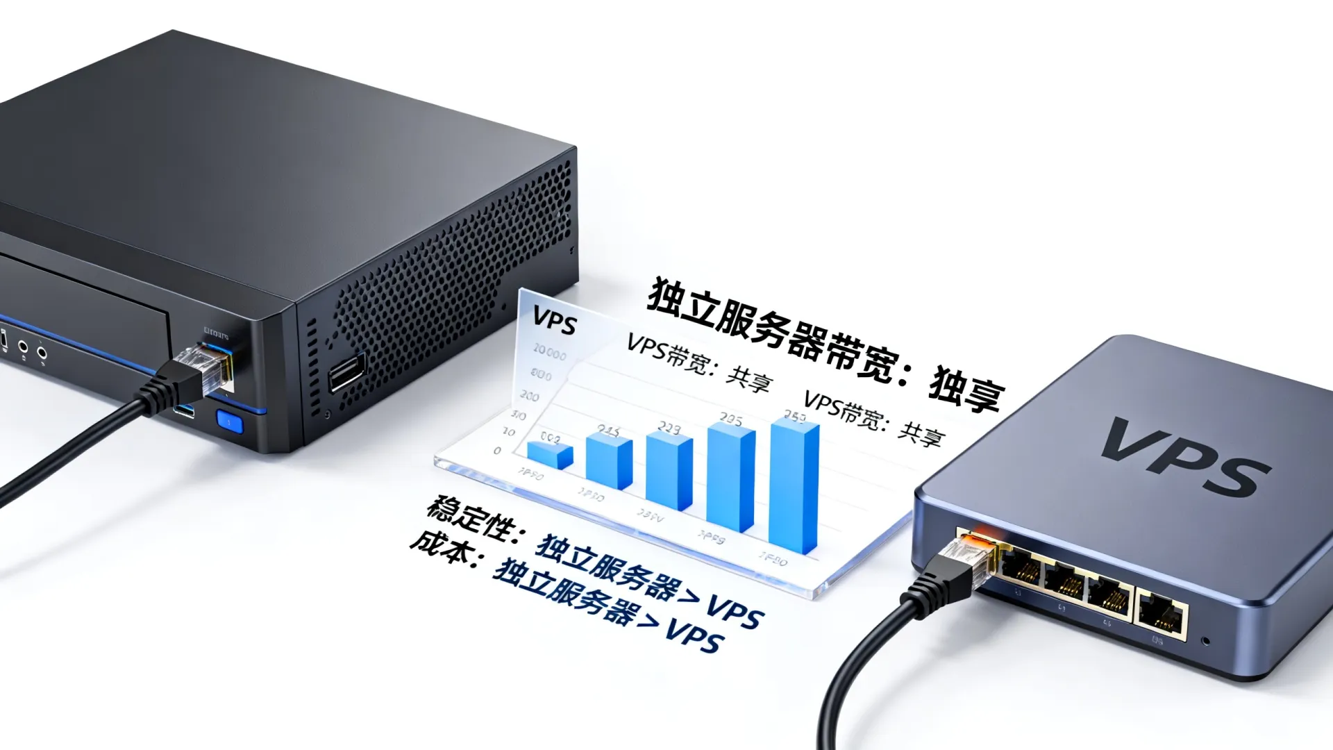 独立服务器带宽和VPS带宽区别在哪? 独立服务器带宽和VPS带宽区别在哪