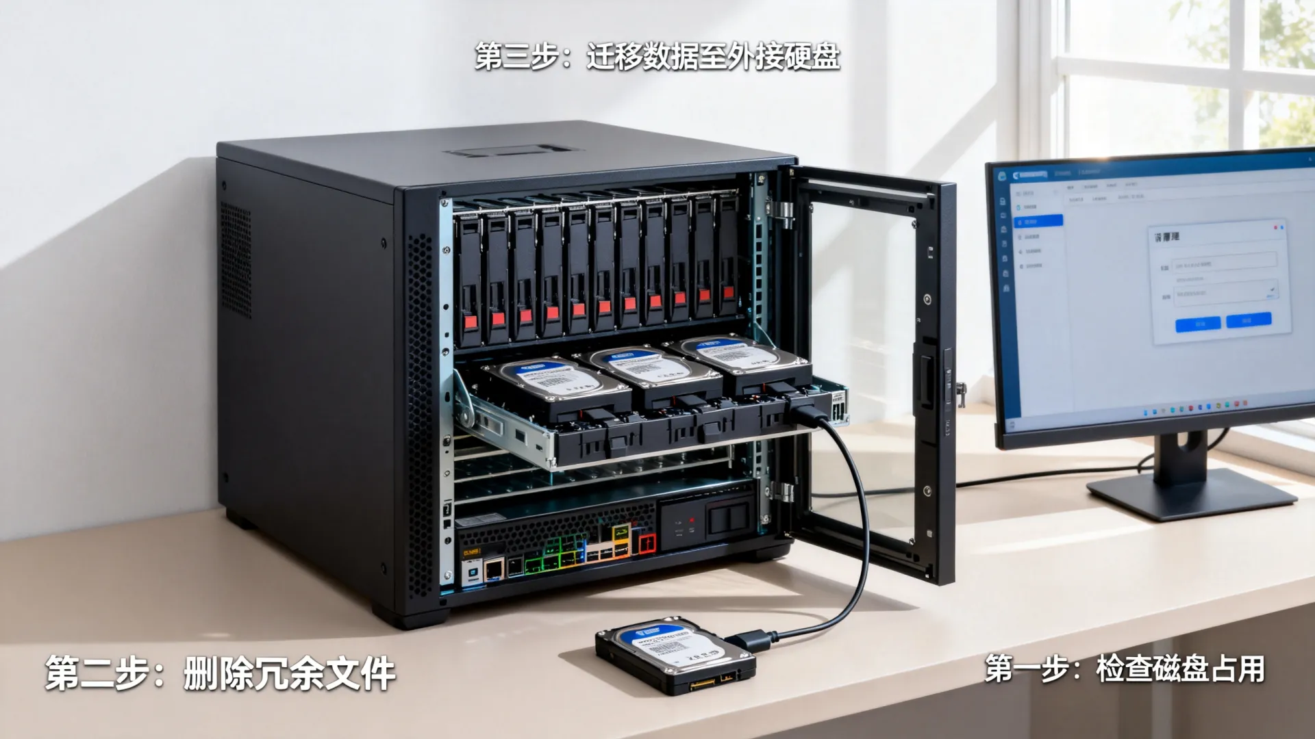 服务器磁盘爆满怎么办?三步清理技巧解决磁盘空间不足! 三步清理技巧解决磁盘空间不足