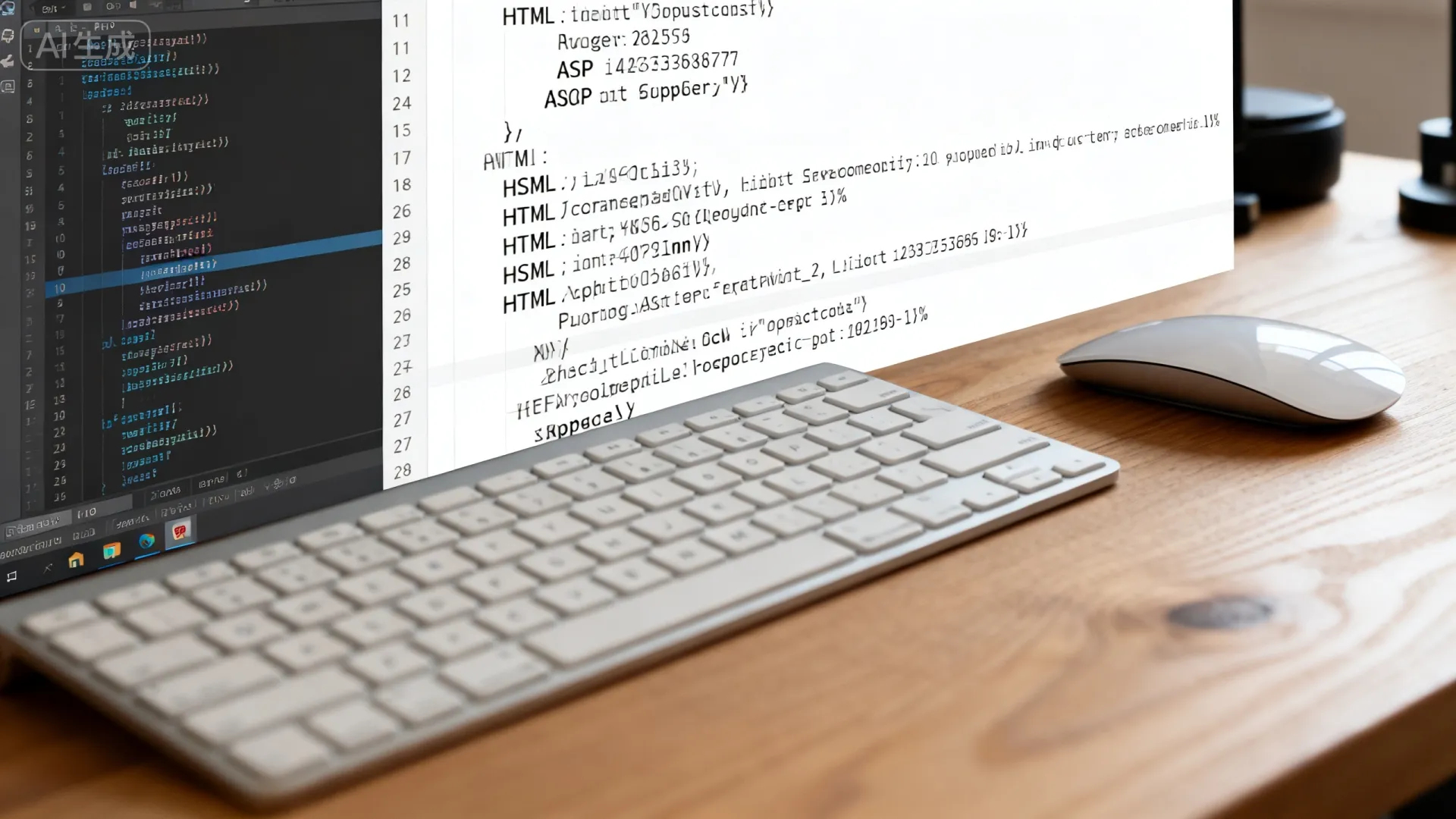 asp中的html