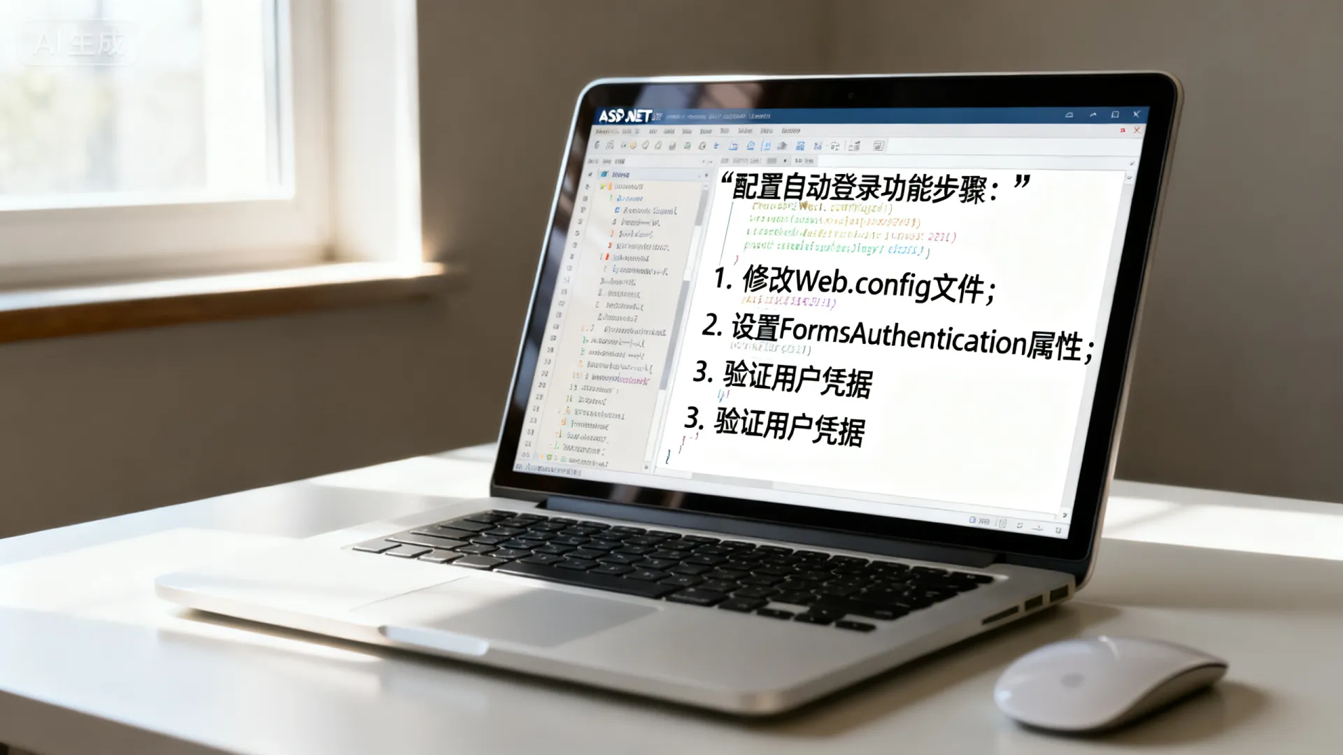 在ASP.NET中如何配置自动登录功能? 在ASP.NET中如何配置自动登录功能?