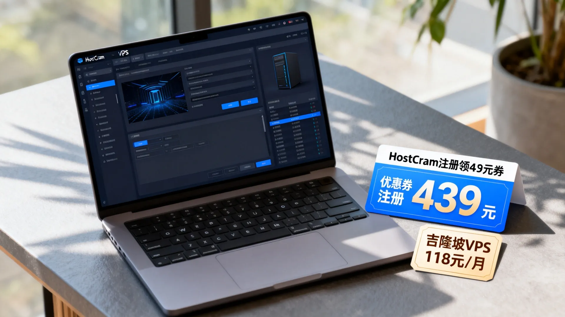 HostCram注册领439元券值吗?吉隆坡VPS 118元/月划算不?,吉隆坡VPS优惠价格查询 HostCram注册领439元券值吗