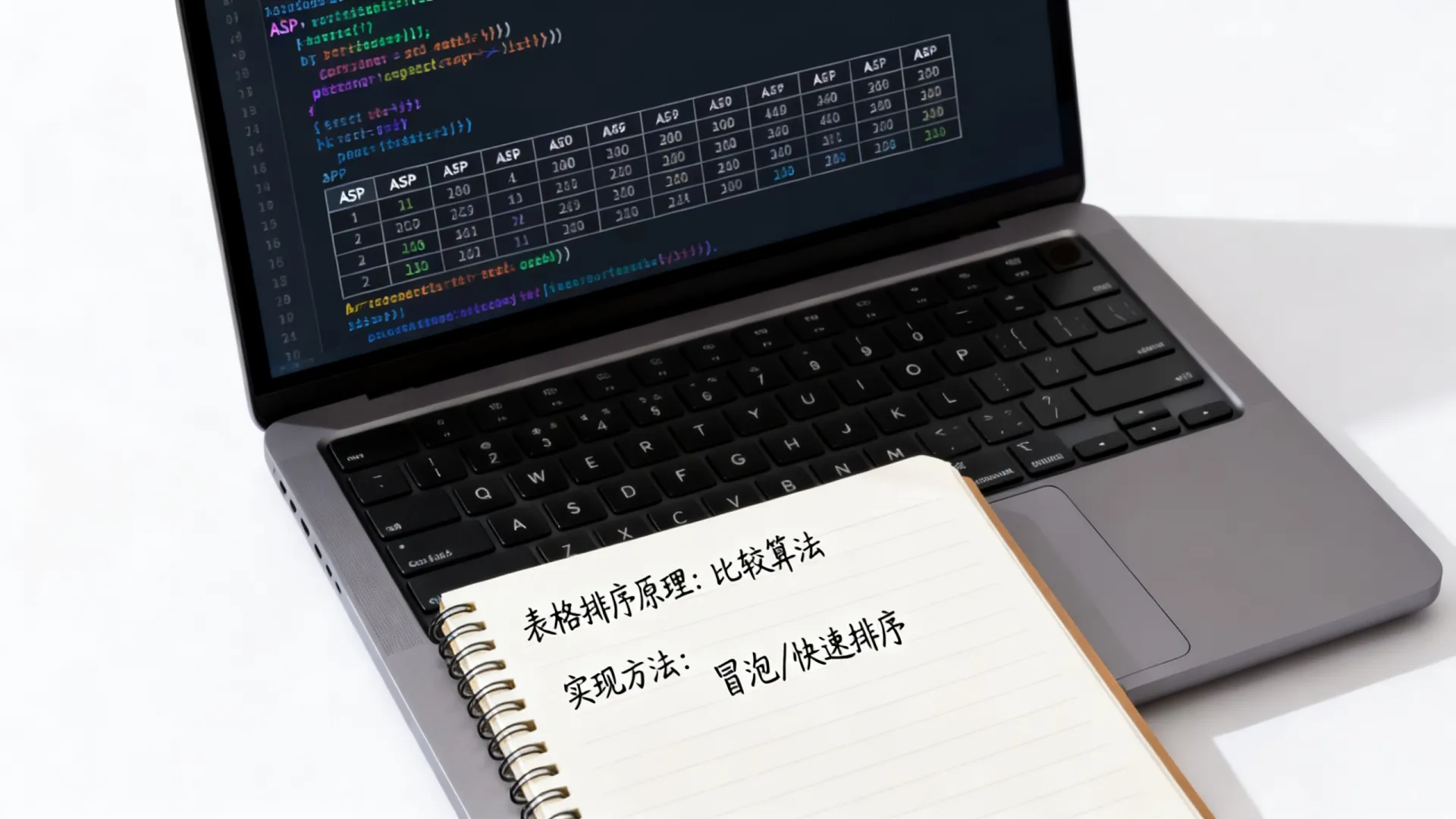 asp中的表格排序