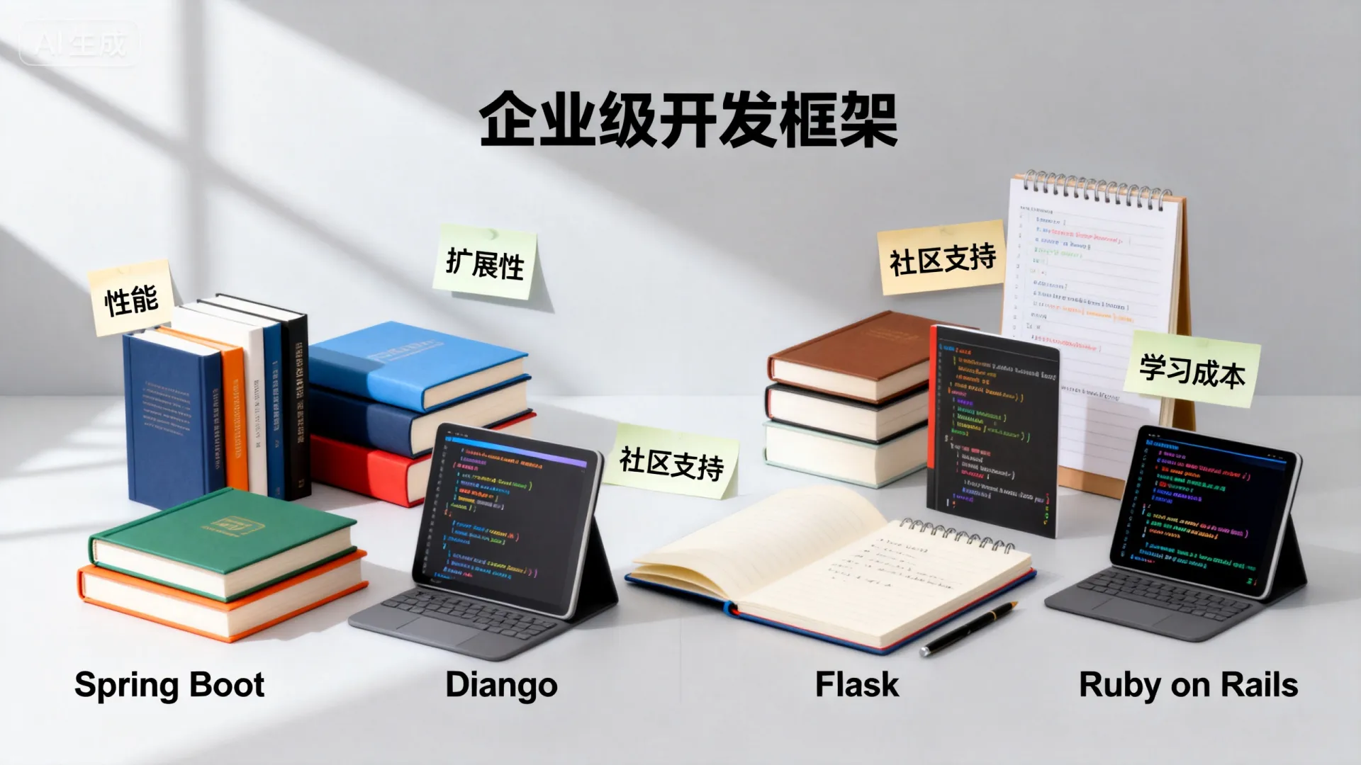 如何选择企业级开发框架?2026主流框架对比推荐 如何选择企业级开发框架?2026主流框架对比推荐