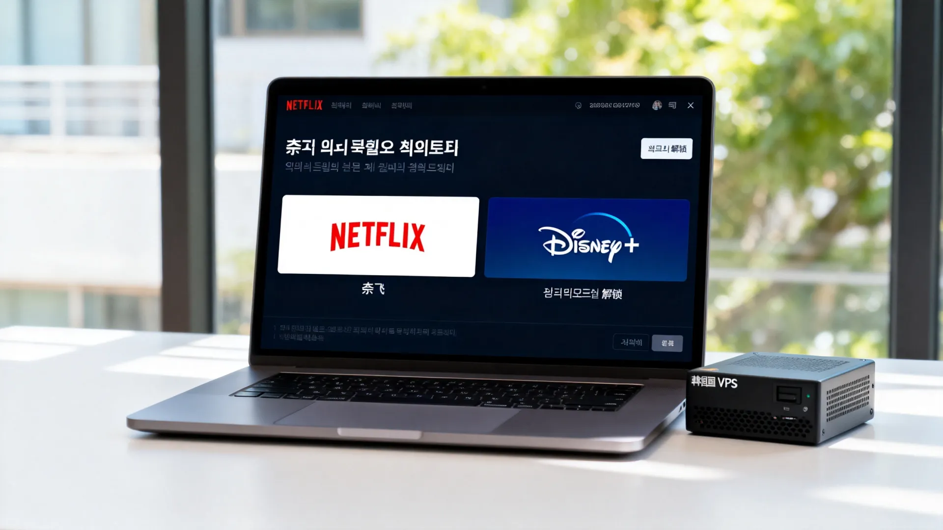 韩国VPS能解锁哪些流媒体？韩区奈飞Disney+实测