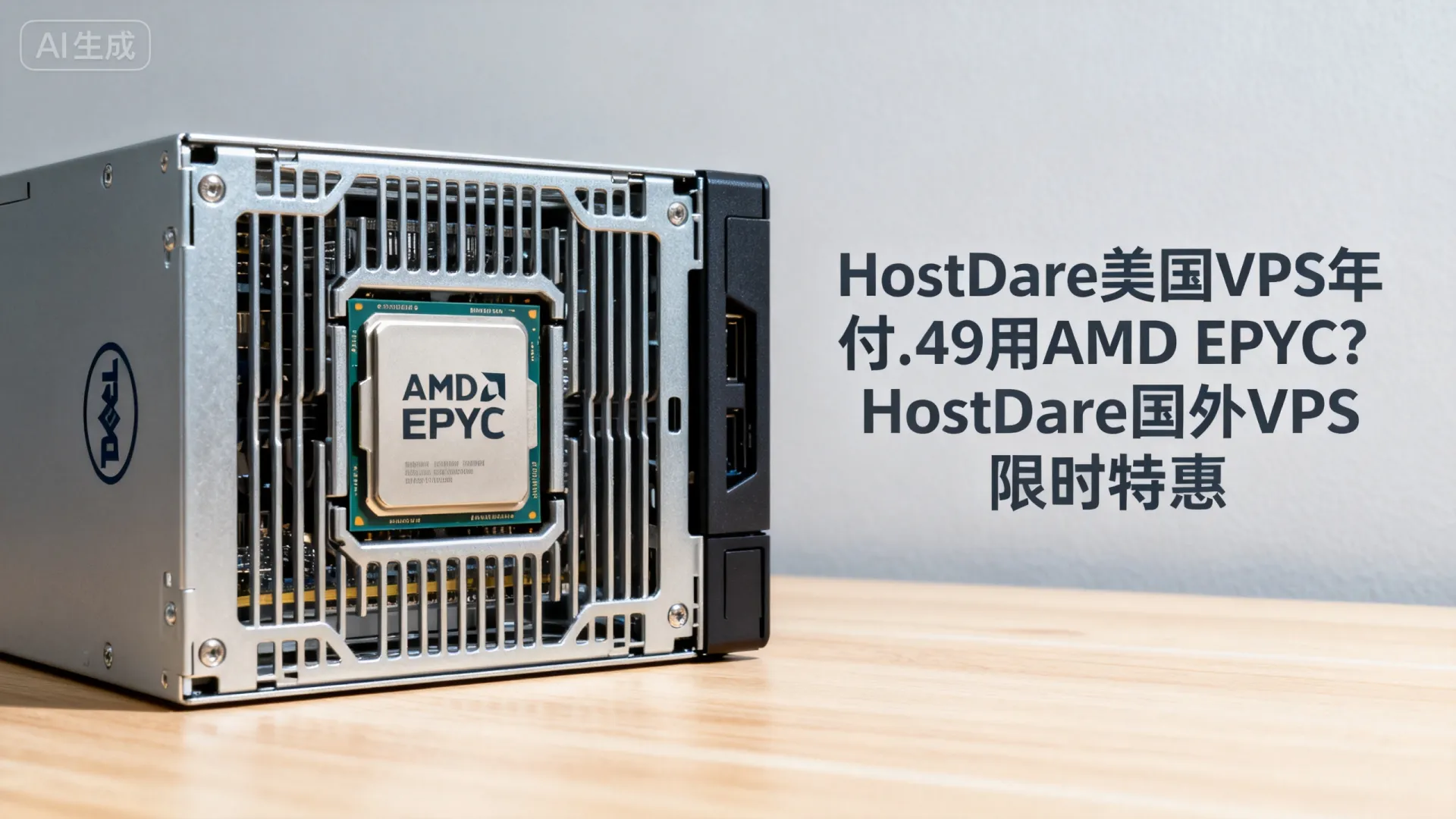 HostDare美国VPS年付.49用AMD EPYC？HostDare国外VPS限时特惠