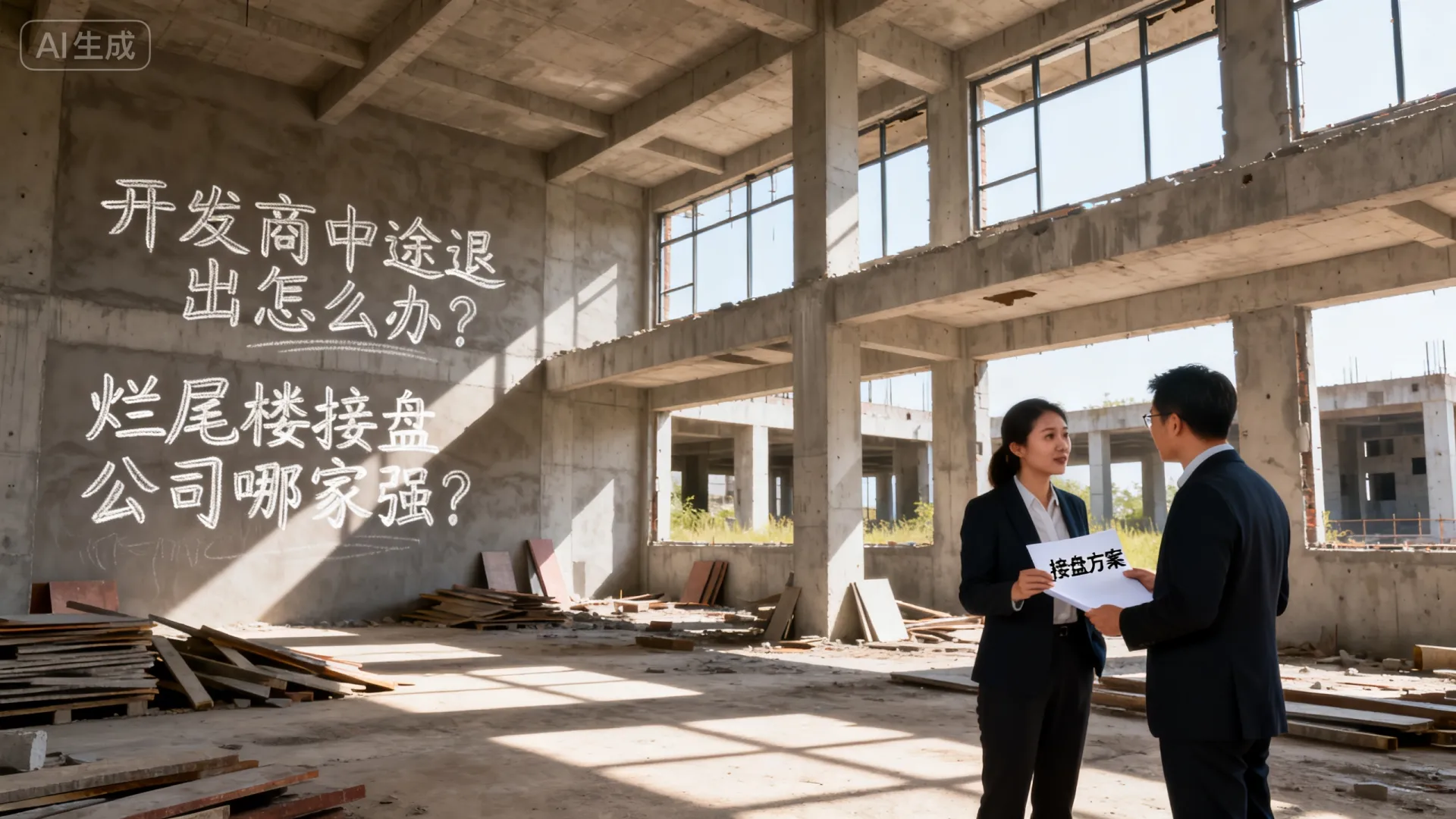 开发商中途退出怎么办?烂尾楼接盘公司哪家强? 开发商中途退出怎么办?烂尾楼接盘公司哪家强?