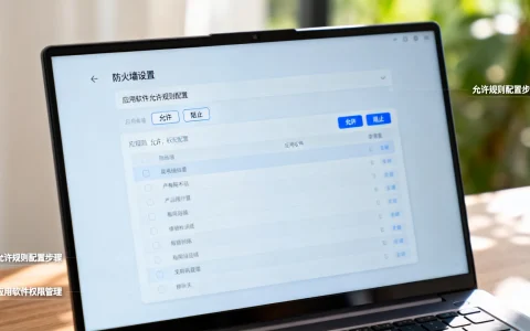 防火墙设置疑问，应用软件的允许规则具体该如何配置？