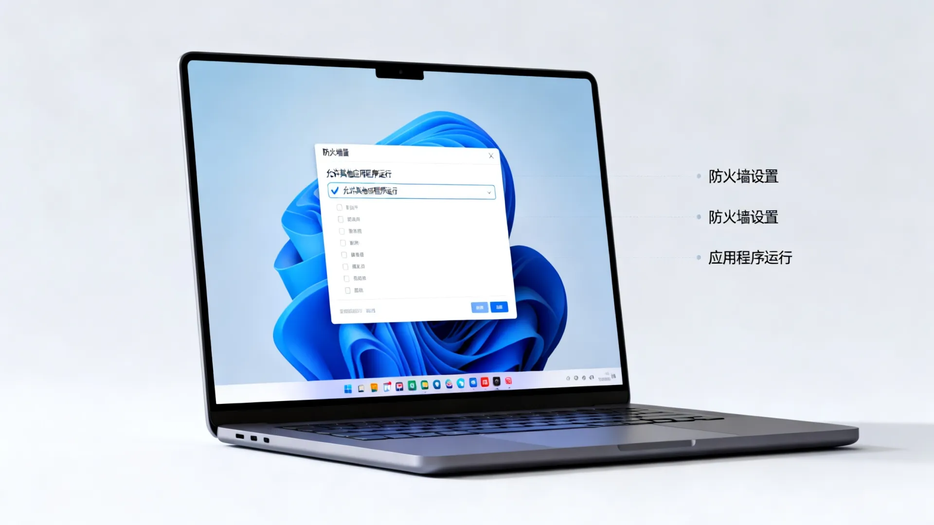 防火墙允许在其他应用程序