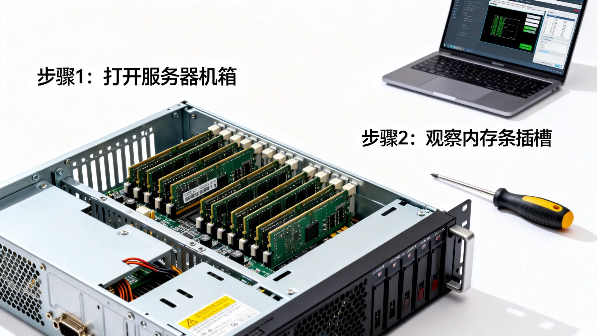 怎么查服务器内存条数量