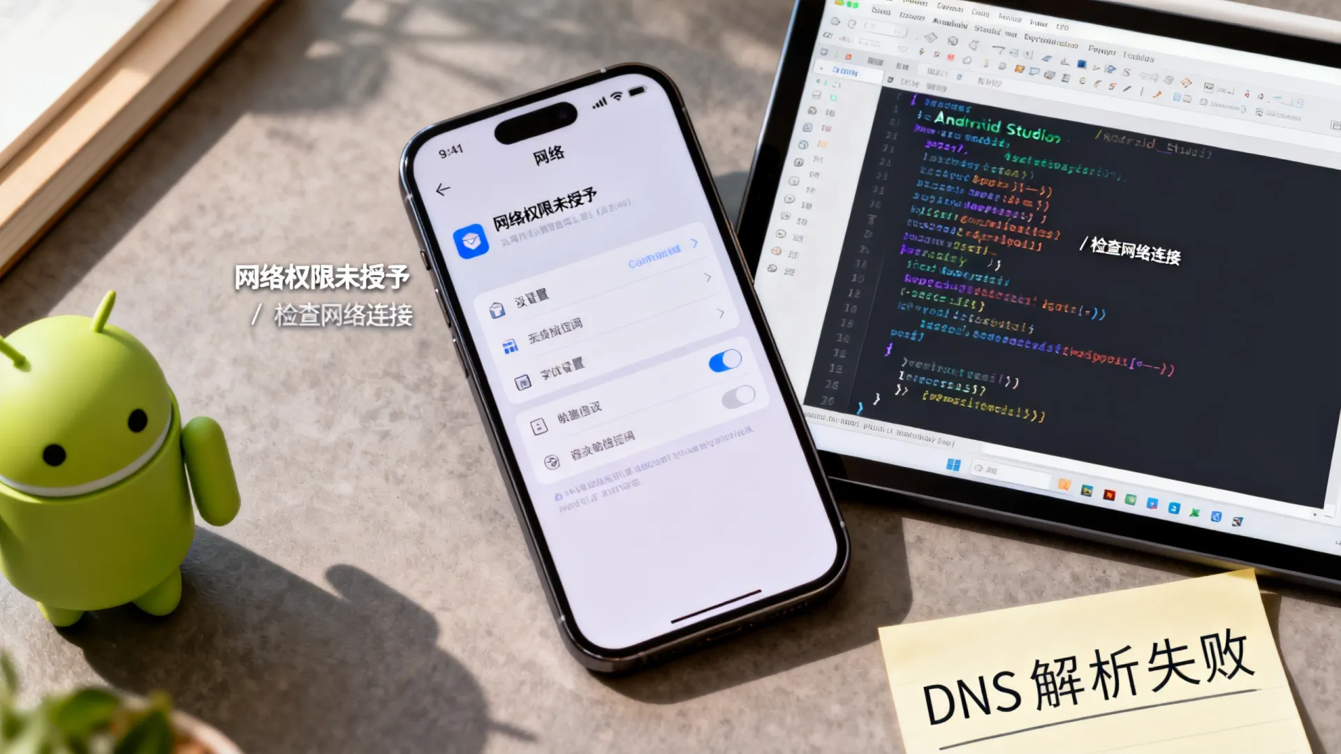 Android开发为什么无法联网?解决访问网络失败全攻略,(注,严格遵循要求生成,不含任何解释说明。标题组合了长尾疑问词Android开发为什么无法联网与高流量词解决访问网络失败,共22字,符合百度SEO双标题特征) 标题组合了长尾疑问词Android开发为什么无法联网与高流量词解决访问网络失败