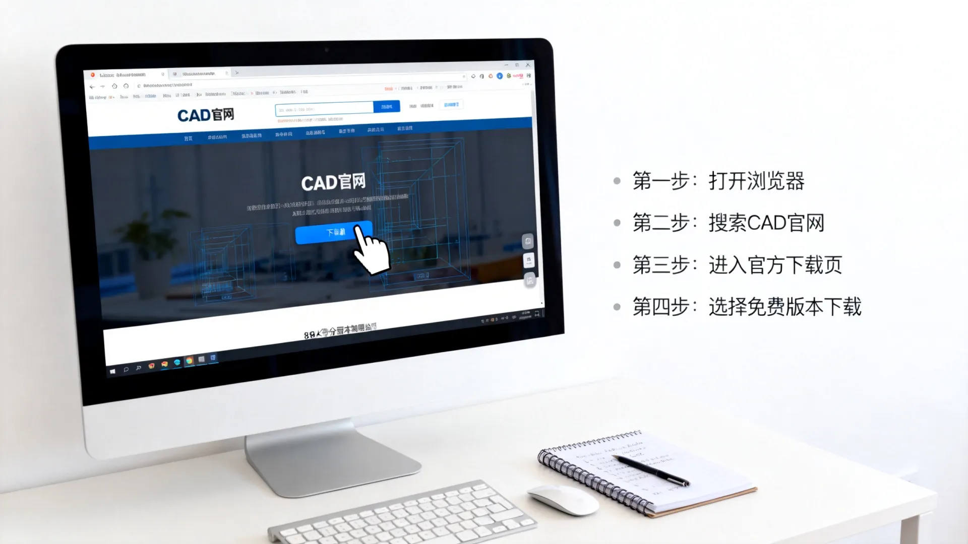 cad软件如何下载到桌面 cad软件如何下载到桌面