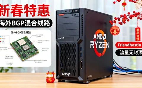 新春特惠海外BGP混合线路怎么样，Friendhosting AMD Ryzen 9流量无封顶吗