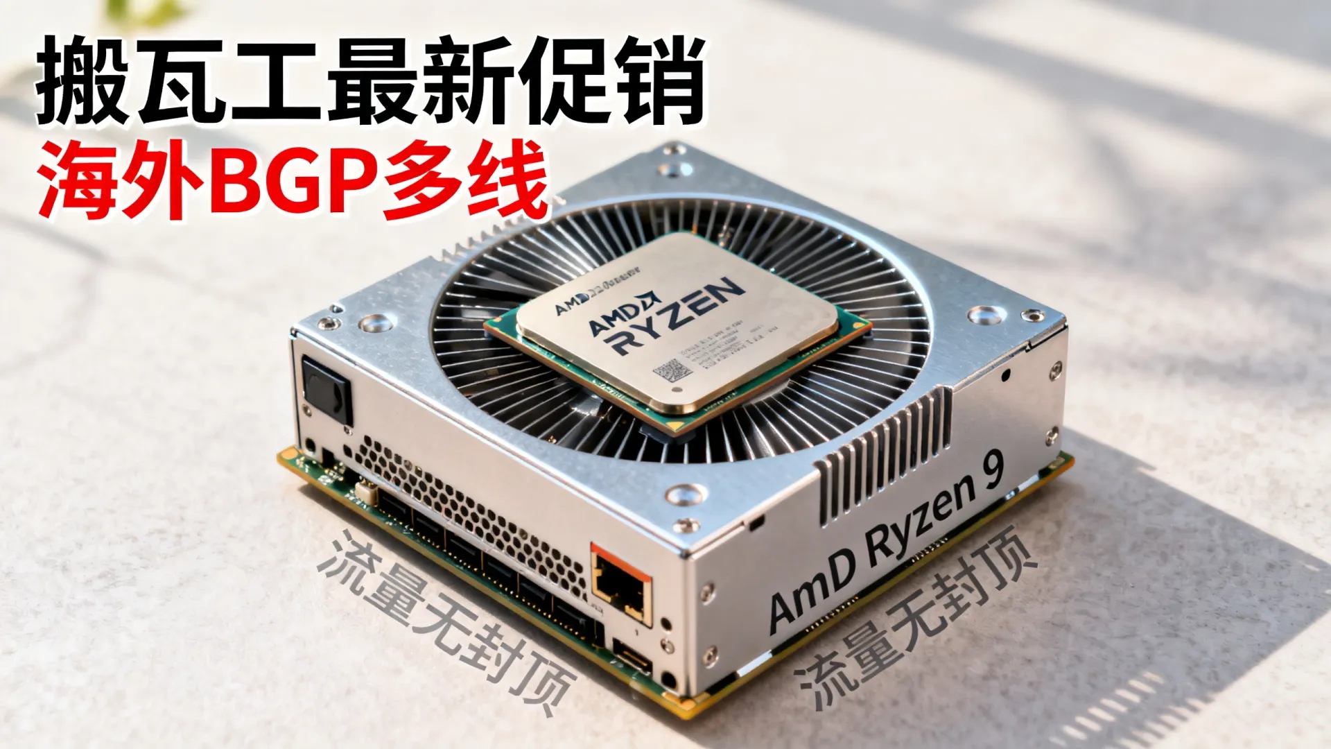 海外BGP多线 搬瓦工最新促销 - AMD Ryzen 9,流量无封顶 海外BGP多线 搬瓦工最新促销