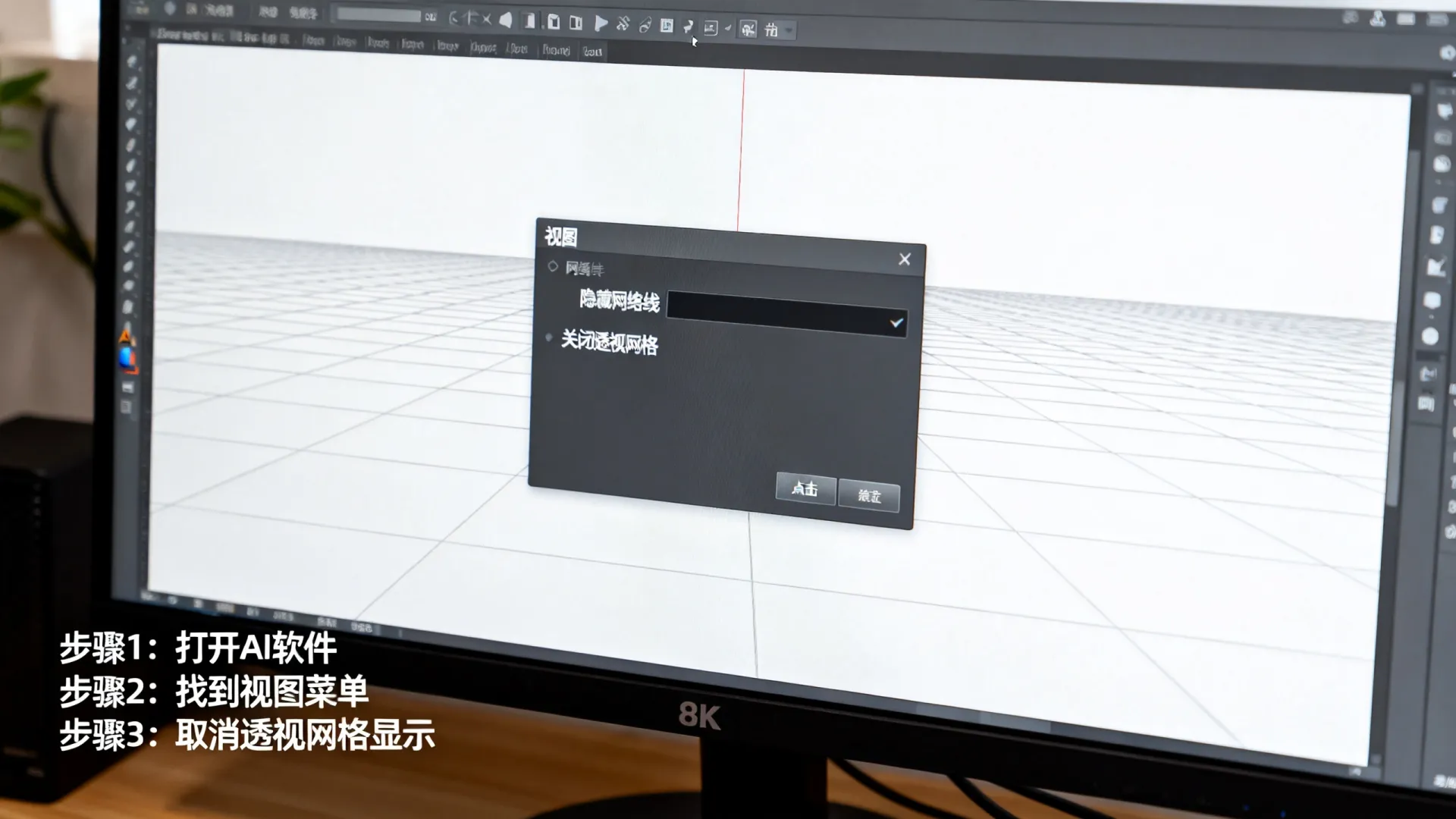 ai里网络线怎么隐藏 ai里网络线怎么隐藏
