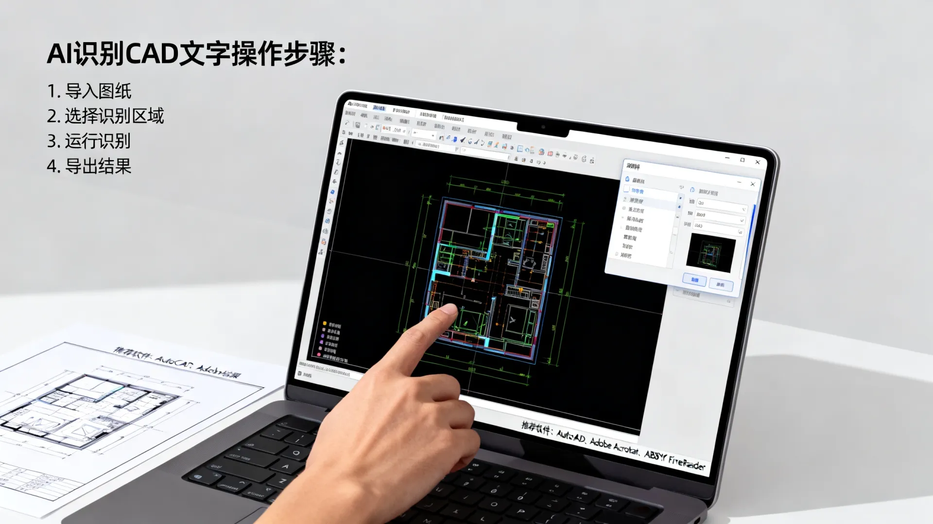 ai识别cad文字 ai识别cad文字