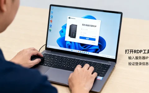如何查看服务器界面？远程连接Windows服务器教程，使用RDP工具登录管理